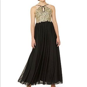 My Michelle Prom Sleeveless Black Evening Gown